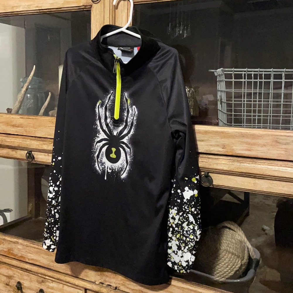 Spyder full zipper jacket. Not lined